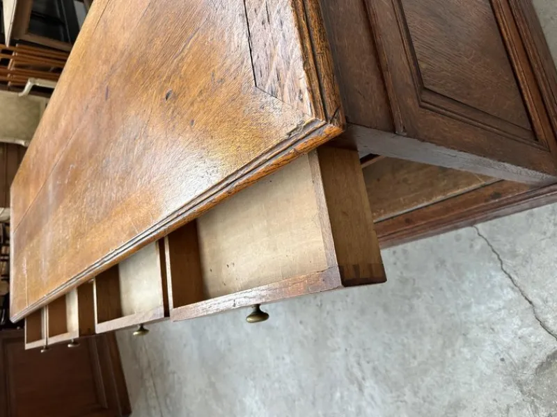 Pamono Early 20th Century Solid Oak Counter> Sideboards & Buffets