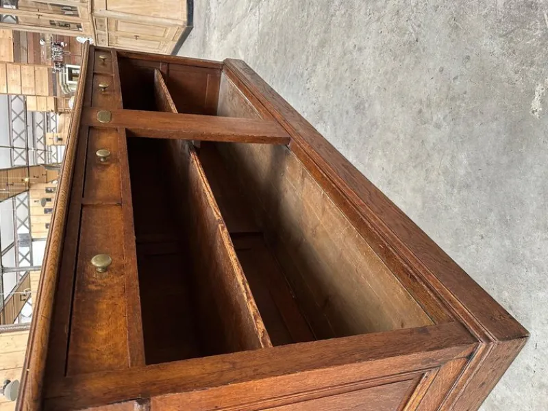 Pamono Early 20th Century Solid Oak Counter> Sideboards & Buffets