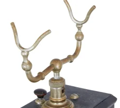 Pamono Early 20th Century Swedish Metal Telephone by Rikstelefon, 1890s><noscript><img width=