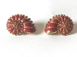 Pamono Earrings by Valentino, 1980s, Set of 4