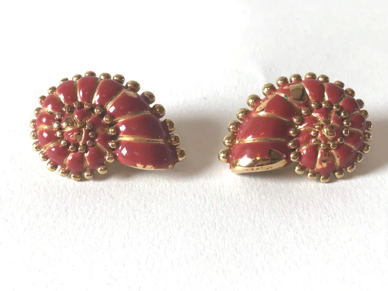 Pamono Earrings by Valentino, 1980s, Set of 4