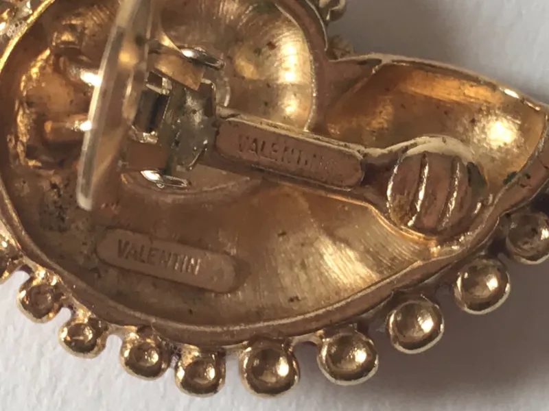 Pamono Earrings by Valentino, 1980s, Set of 4