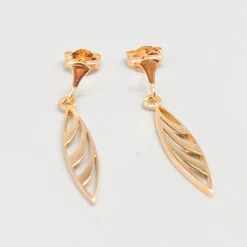 Pamono Earrings in Gold, Set of 2><noscript><img width=