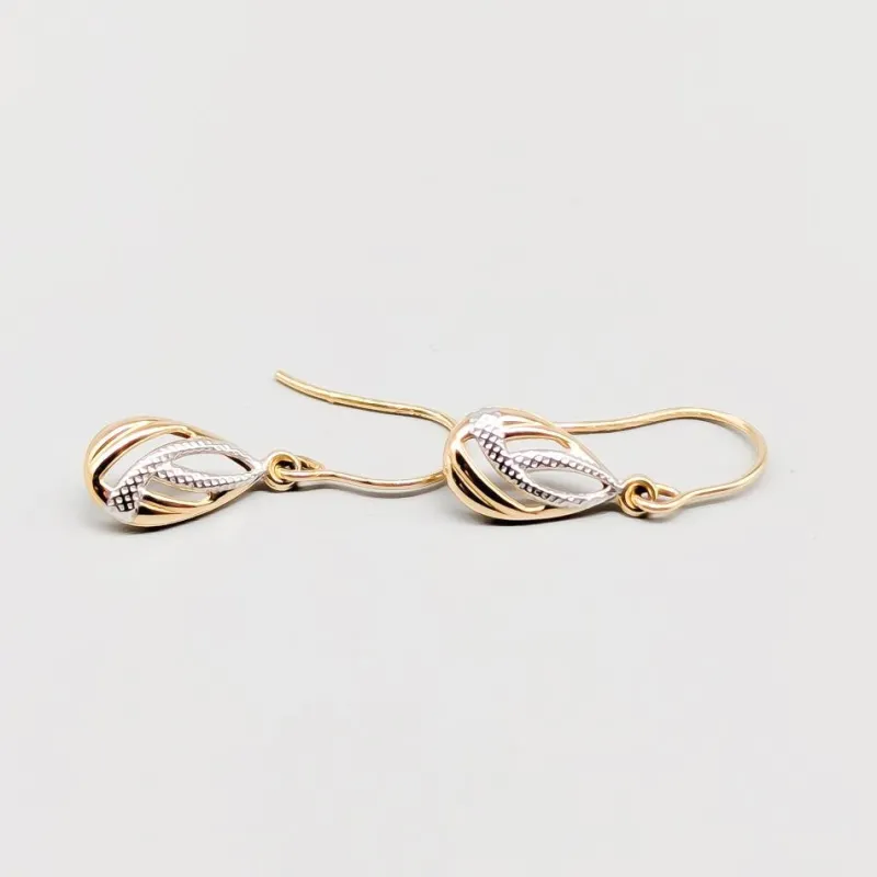 Outlet Pamono Earrings in Gold, Set of 2