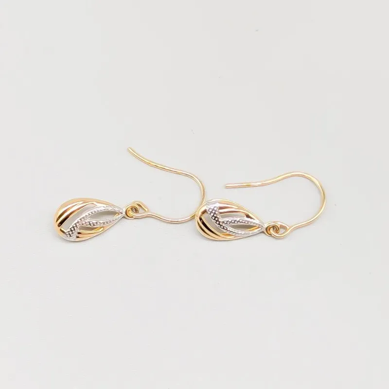Outlet Pamono Earrings in Gold, Set of 2