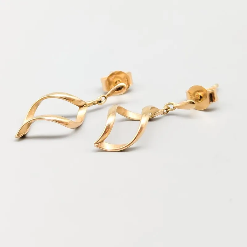 Clearance Pamono Earrings in Gold, Set of 2