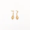 Hot Pamono Earrings in Gold with Spinels, Set of 2