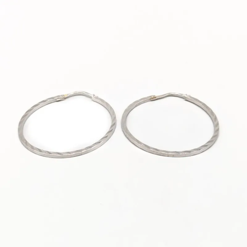 Pamono Earrings in White Gold, Set of 2> Earrings
