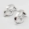 Pamono Earrings in White Gold with Princess Cut Diamonds, Set of 2> Earrings