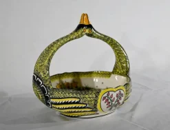 Hot Pamono Earthenware Basket from Henriot Quimper