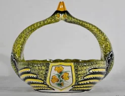 Hot Pamono Earthenware Basket from Henriot Quimper