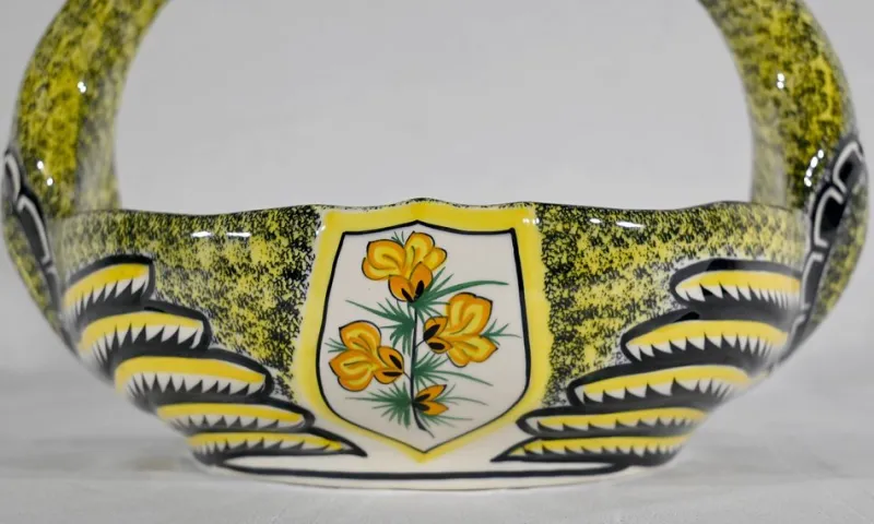 Hot Pamono Earthenware Basket from Henriot Quimper