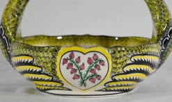 Hot Pamono Earthenware Basket from Henriot Quimper