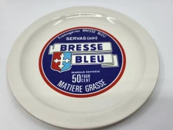 Hot Pamono Earthenware Cheese Plates from Saint Amand, France, 1970s, Set of 6