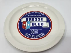 Hot Pamono Earthenware Cheese Plates from Saint Amand, France, 1970s, Set of 6