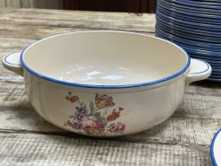 Pamono Earthenware Dinner Service from Salins Les Bains, Set of 72><noscript><img width=