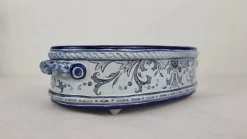 Outlet Pamono Earthenware Planter / Basin from Nevers Montagnon, 1890s