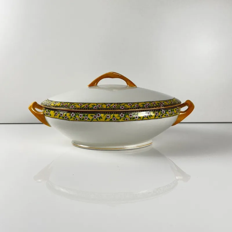 Pamono Earthenware Yvonne Soup Tureen from Orchies, Early 20th Century> Dinnerware Accessories