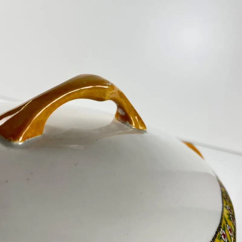 Pamono Earthenware Yvonne Soup Tureen from Orchies, Early 20th Century> Dinnerware Accessories