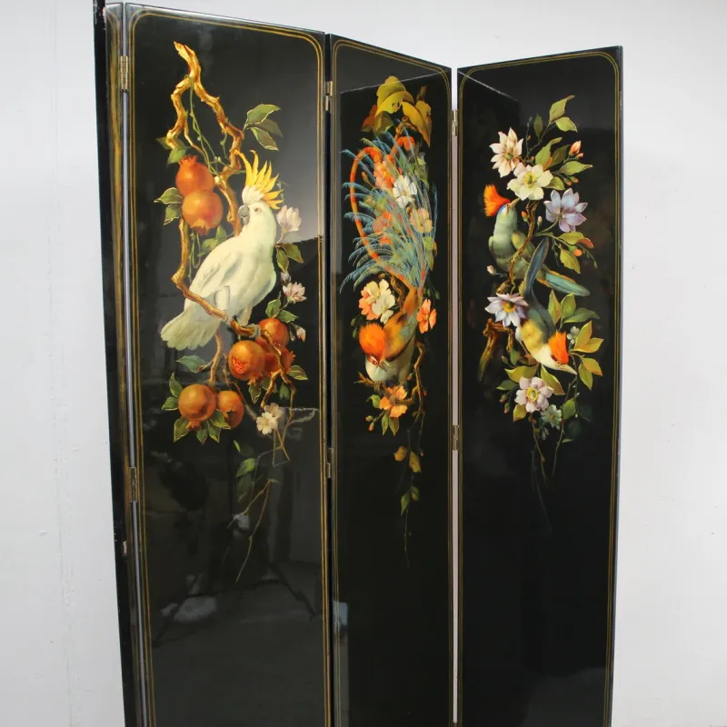 Pamono Eastern Lacquered Screen> Room Dividers & Screens