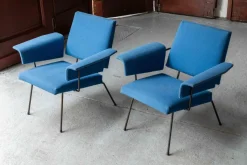 Pamono Easy Chairs by Rudolf Wolf, Set of 2
