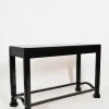 Sale Pamono Ebonised Wooden Console Table, 1980s