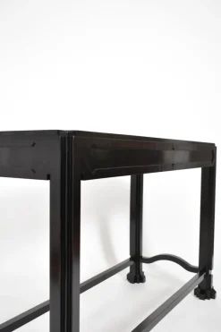 Sale Pamono Ebonised Wooden Console Table, 1980s