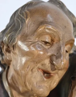 Hot Pamono E.Ceccarelli, Les Noces d’Or, Late 1800s, Terracotta Sculpture