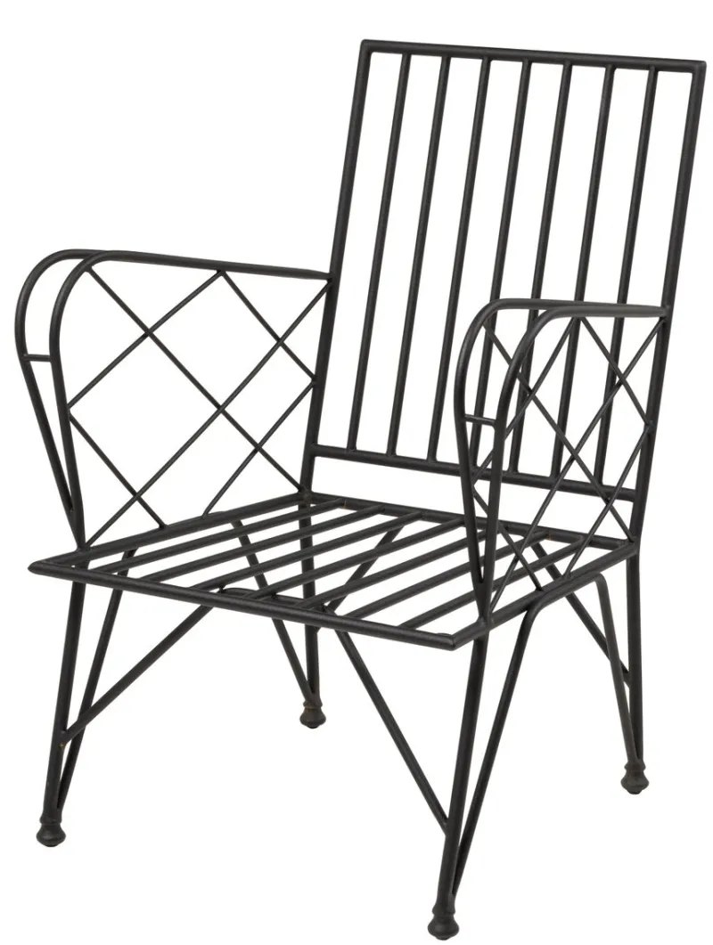Pamono Eden Outdoor Iron Armchair with Cushions by Il Bronzetto> Garden Seating