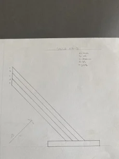 Sale Pamono Edival Ramosa, Multicolor Floor Lamp Project, 1973, Pencil Drawing on Paper