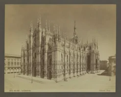 Outlet Pamono Edizioni Brogi, Milan Cathedral, 1870, Photograph