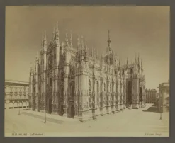 Outlet Pamono Edizioni Brogi, Milan Cathedral, 1870, Photograph