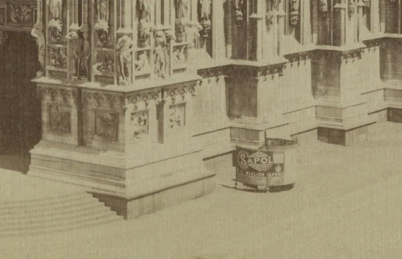 Outlet Pamono Edizioni Brogi, Milan Cathedral, 1870, Photograph