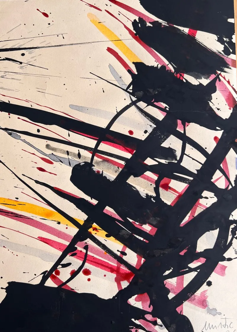 Discount Pamono Edo Murtić, Composition, 1967, Acrylic on Paper