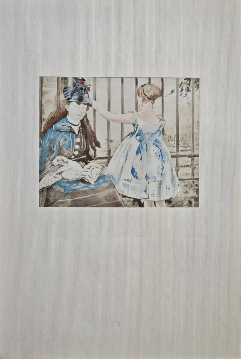 Outlet Pamono Edouard Manet, Gare St.-Lazare, 1918, Lithograph