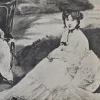 Outlet Pamono Edouard Manet, Portrait of Mrs. De Nittis in the Garden, Lithograph