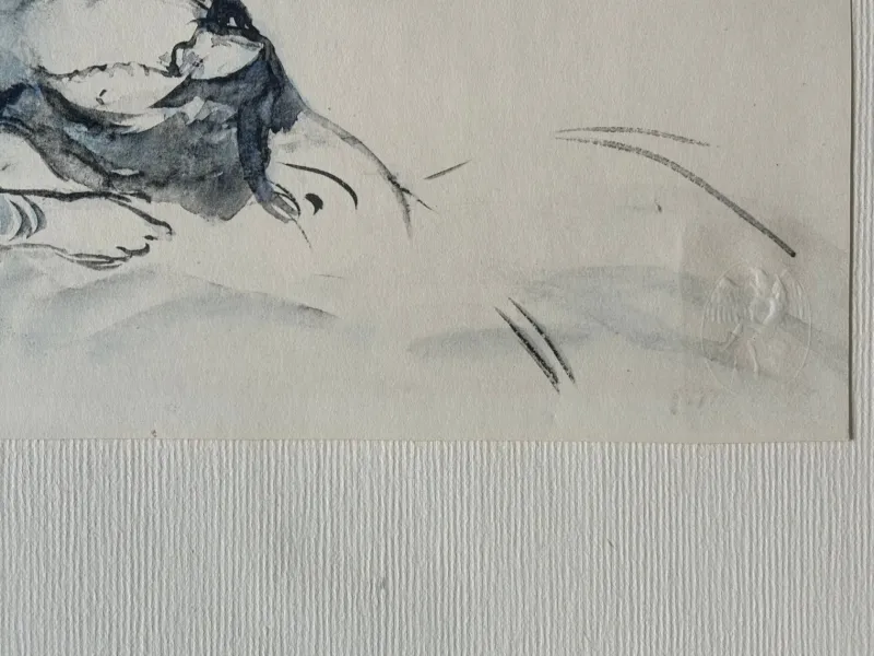 Hot Pamono Edouard Manet, Study on Olympia, Lithograph