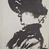 Pamono Edouard Manet, Woman's Head, Lithograph> Impressionist