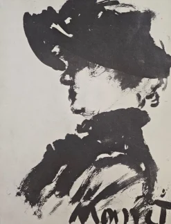 Pamono Edouard Manet, Woman's Head, Lithograph><noscript><img width=
