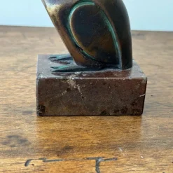 Pamono Edouard-Marcel Sandoz, Sculpture Representing a Hummingbird, Bronze><noscript><img width=