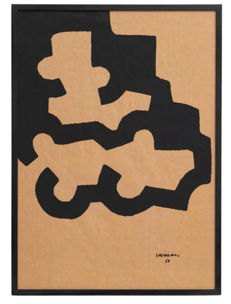 Pamono Eduardo Chillida, Compositions, Prints, 1990, Set of 2> Abstraction
