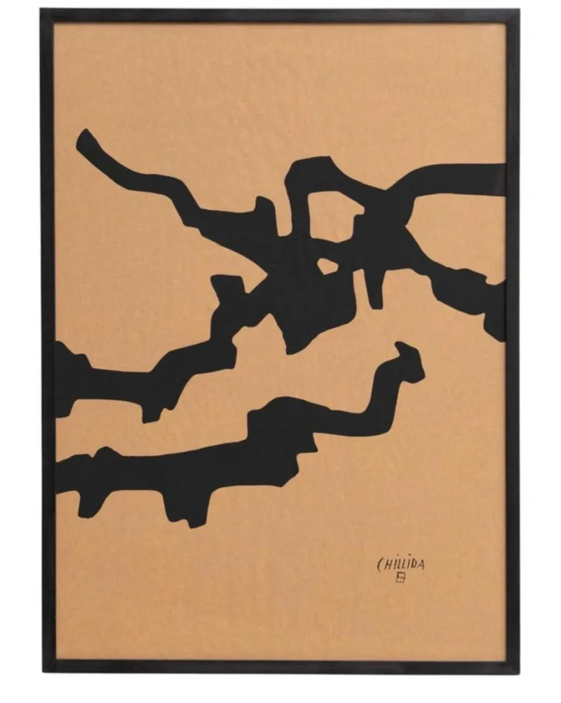Pamono Eduardo Chillida, Compositions, Prints, 1990, Set of 2> Abstraction
