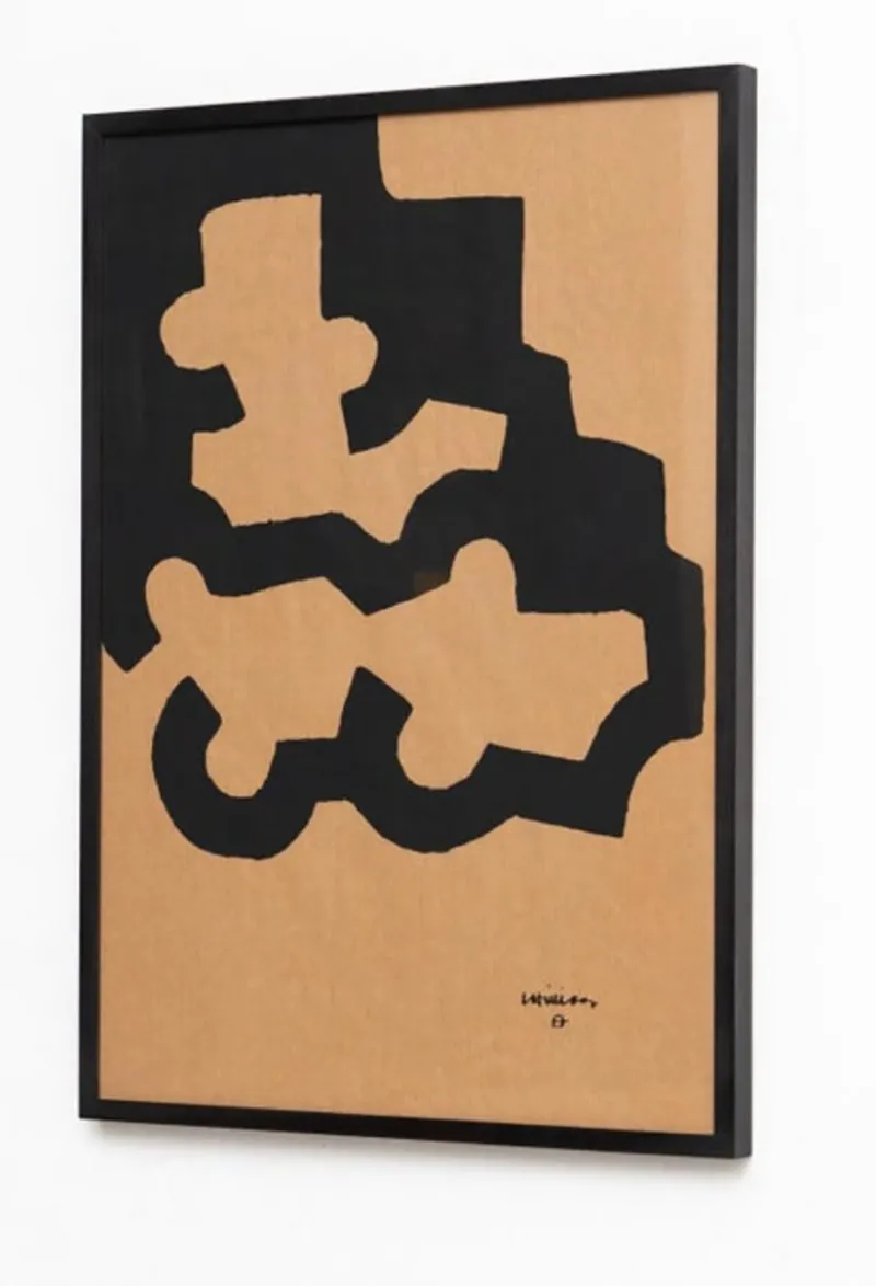 Pamono Eduardo Chillida, Compositions, Prints, 1990, Set of 2> Abstraction