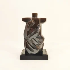 Pamono Eduardo Lastres, Cubist Sculpture, 1980s, Ceramic> Minimalist