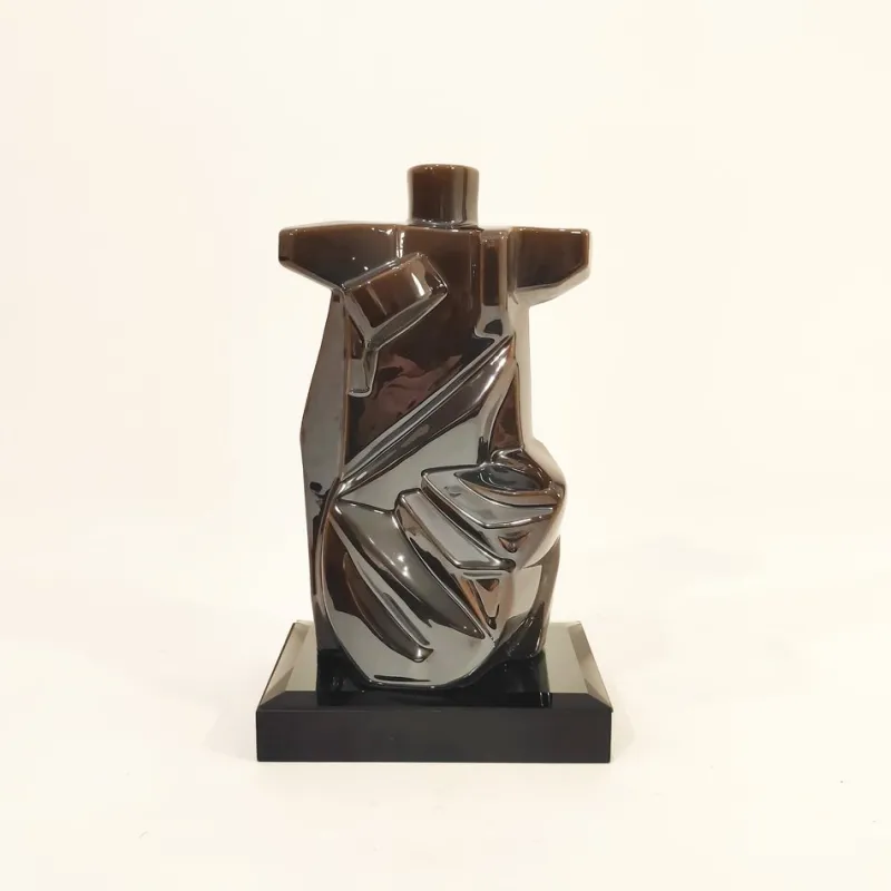 Pamono Eduardo Lastres, Cubist Sculpture, 1980s, Ceramic> Minimalist