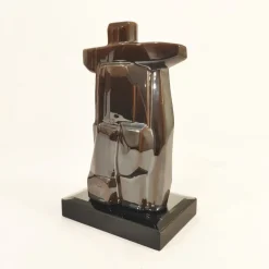 Pamono Eduardo Lastres, Cubist Sculpture, 1980s, Ceramic><noscript><img width=