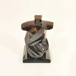 Pamono Eduardo Lastres, Cubist Sculpture, 1980s, Ceramic><noscript><img width=