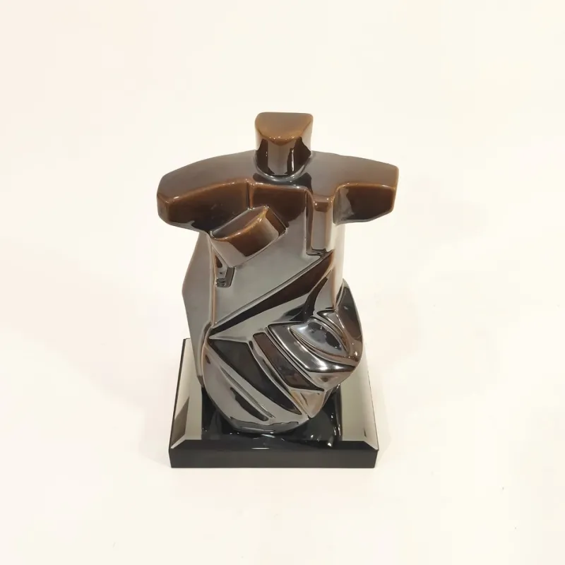 Pamono Eduardo Lastres, Cubist Sculpture, 1980s, Ceramic> Minimalist