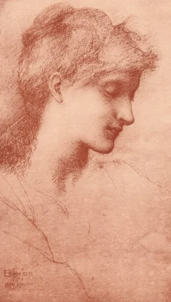 Pamono Edward Burne-Jones, Beauty, 1899, Original Lithograph> Art Nouveau