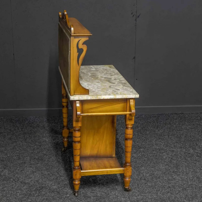 Outlet Pamono Edwardian Ash Washstand, 1890s